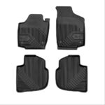 Πατάκια Αυτοκινήτου No77 Σκαφάκια για Seat Toledo 2012-2018 Skoda Rapid 2012-2019 4τμχ Frogum