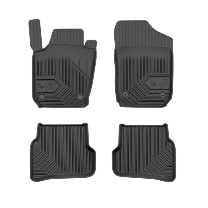 Πατάκια Αυτοκινήτου No77 Σκαφάκια για Seat Ibiza 2008-2017 Skoda Fabia 2014-2021 VW Polo 2009-2017 4τμχ Frogum