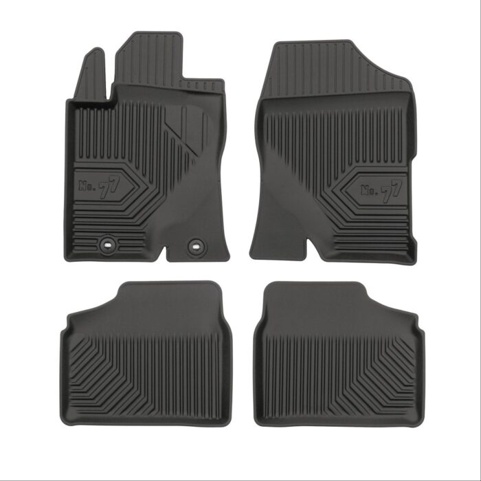 Πατάκια Αυτοκινήτου No77 Σκαφάκια για Toyota Avensis 2002-2009 4τμχ Frogum