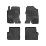 Πατάκια Αυτοκινήτου No77 Σκαφάκια για Toyota Corolla 2001-2007 4τμχ Frogum