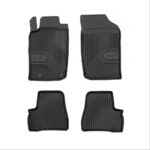 Πατάκια Αυτοκινήτου No77 Σκαφάκια για Peugeot 206 1998-2009 4τμχ Frogum
