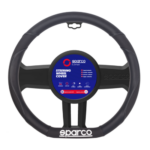Κάλυμμα Τιμονιού μαύρο D37.5 8.5cm 1τμχ Sparco