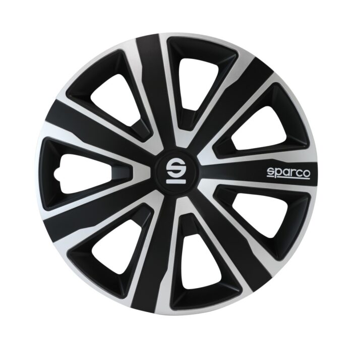 Τάσια Τροχών Palermo 16'' ασημί-μαύρο 4τμχ Sparco