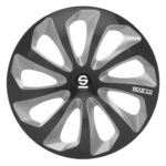 Τάσια Τροχών Sicilia 14'' μαύρο- ασημί 4τμχ Sparco