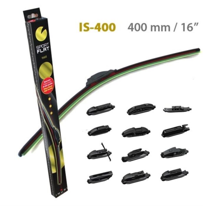 Υαλοκαθαριστήρες SportFlat 16" (400mm) 1τμχ Imuri