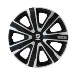 Τάσια Τροχών Palermo 16'' ασημί-μαύρο 4τμχ Sparco
