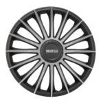 Τάσια Τροχών Treviso 15'' μαύρο- ασημί 4τμχ Sparco