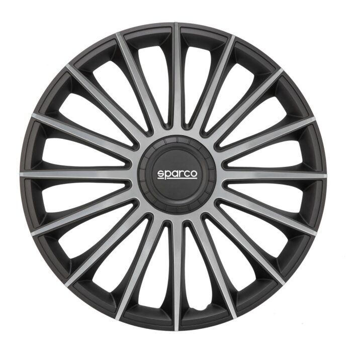 Τάσια Τροχών Treviso 15'' μαύρο- ασημί 4τμχ Sparco
